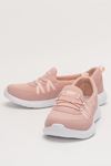 Freemax Kadın Spor Sneaker Babet Esnek, Yumuşak, Hafif, Günlük Ayakkabı Drg.223 Pudra