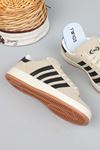 Freemax Unisex Garantili Sneaker Spor Ayakkabı. Kum Siyah