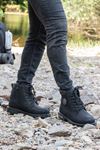 Freemax Unisex Garantili Kürklü Kauçuk Anatomik Taban Kışlık Fermuarlı Bot Forza 528-2100 SİYAH