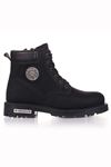 Freemax Unisex Garantili Kürklü Kauçuk Anatomik Taban Kışlık Fermuarlı Bot Forza 528-2100 SİYAH
