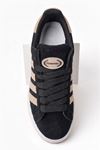 Freemax Unisex Garantili Sneaker Spor Ayakkabı. Siyah Bej